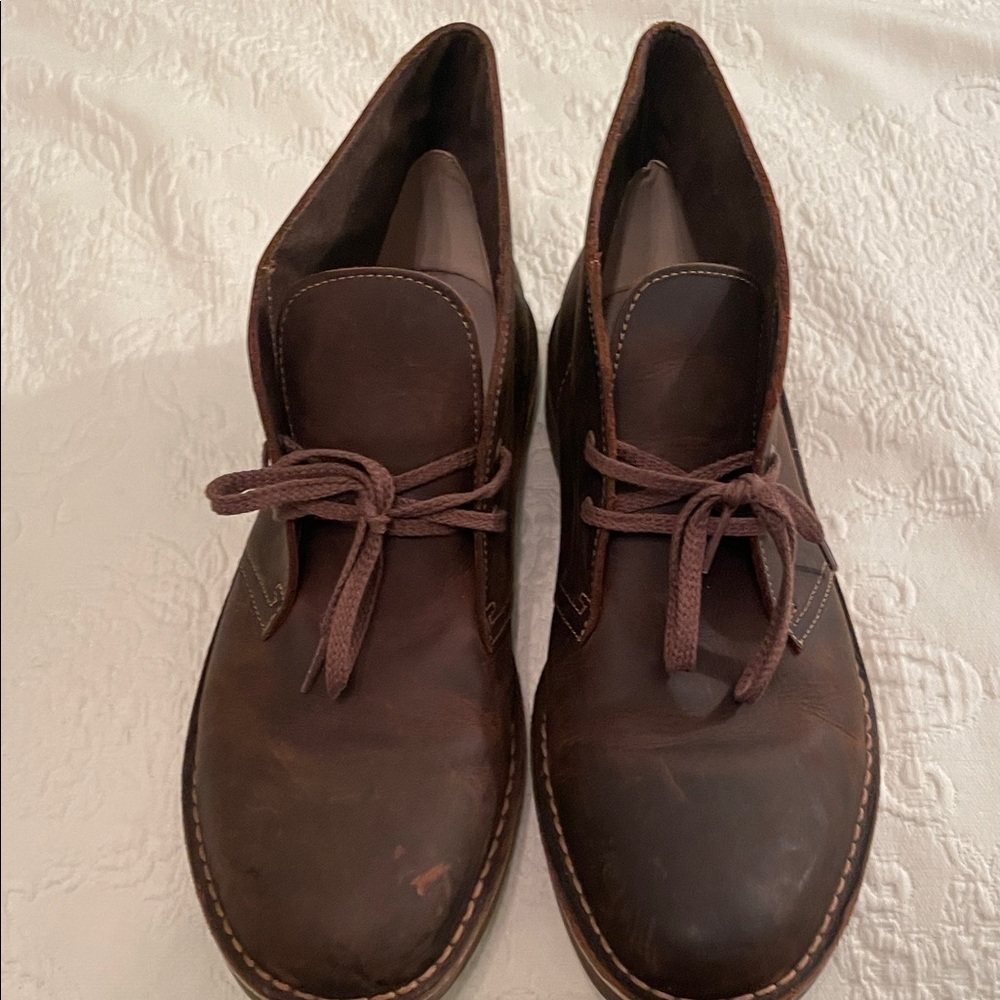 Clarks Dark Brown Chukka Boots